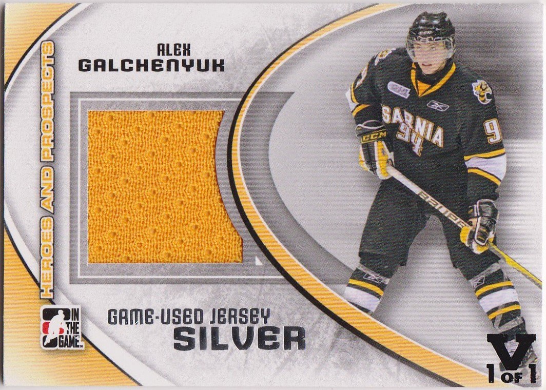 2011-12 ITG Heroes and Prospects Jerseys Silver #M42 Galchenyuk (image for) 2011-12 ITG Heroes and Prospects Jerseys Silver #M42 Galchenyuk