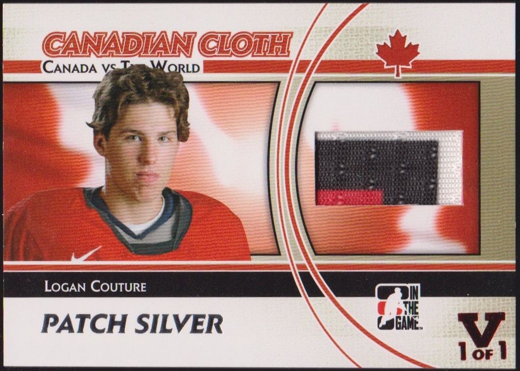 (image for) 2011-12 Canada vs The World Cloth Patch Silver #CCM33 L. Couture