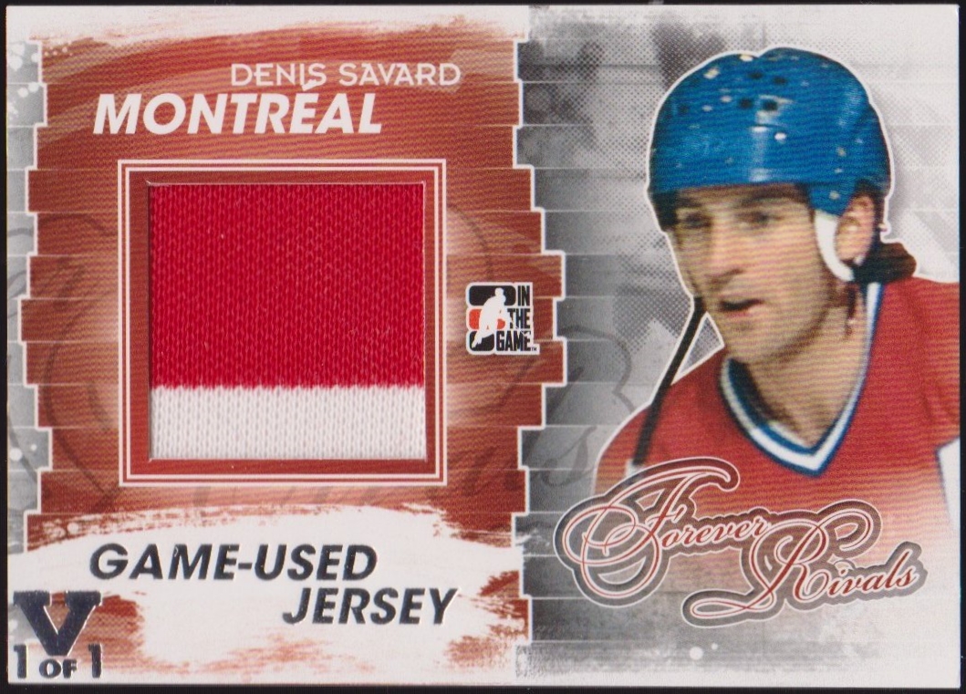 (image for) 2012-13 ITG Forever Rivals Jerseys Silver #M50 Denis Savard