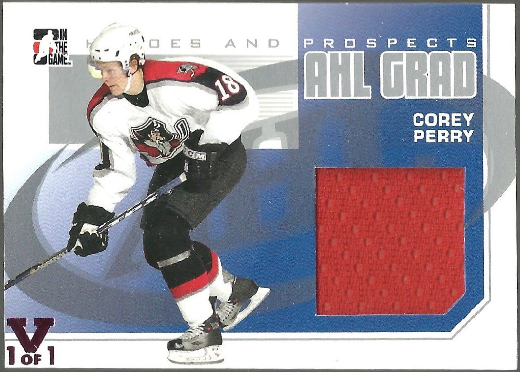 2009-10 ITG Heroes and Prospects AHL Grad #AG02 Corey Perry (image for) 2009-10 ITG Heroes and Prospects AHL Grad #AG02 Corey Perry