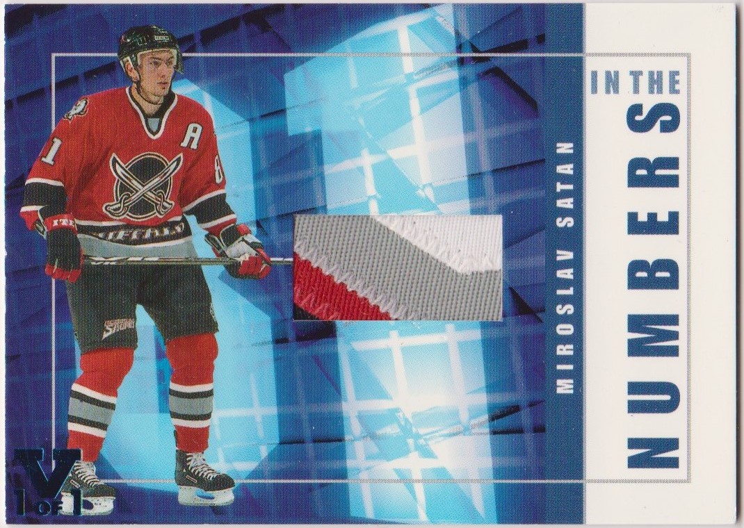 (image for) 2001-02 BAP Signature Series Numbers #ITN7 Miroslav Satan