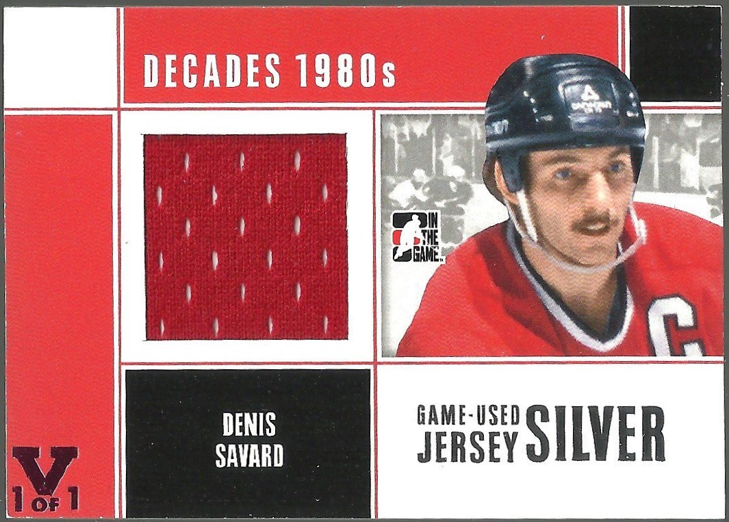 (image for) 2010-11 ITG Decades 1980s Jerseys Silver #M24 Denis Savard
