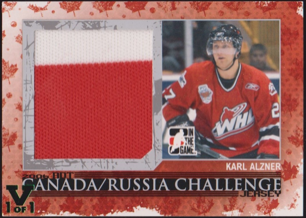 (image for) 2007-08 ITG Heroes and Prospects Canada/Russia #CR14 Karl Alzner
