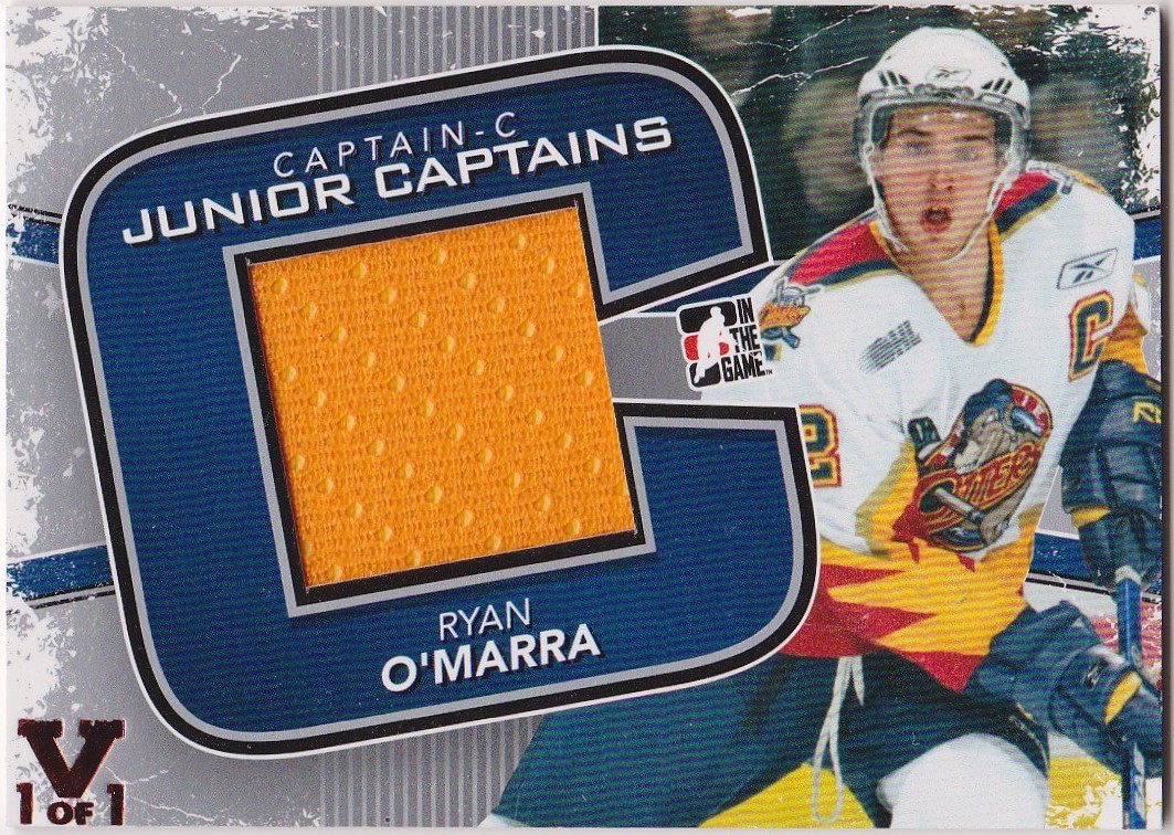 (image for) 2011-12 ITG Captain-C Junior Jerseys #JC18 Ryan O'Marra