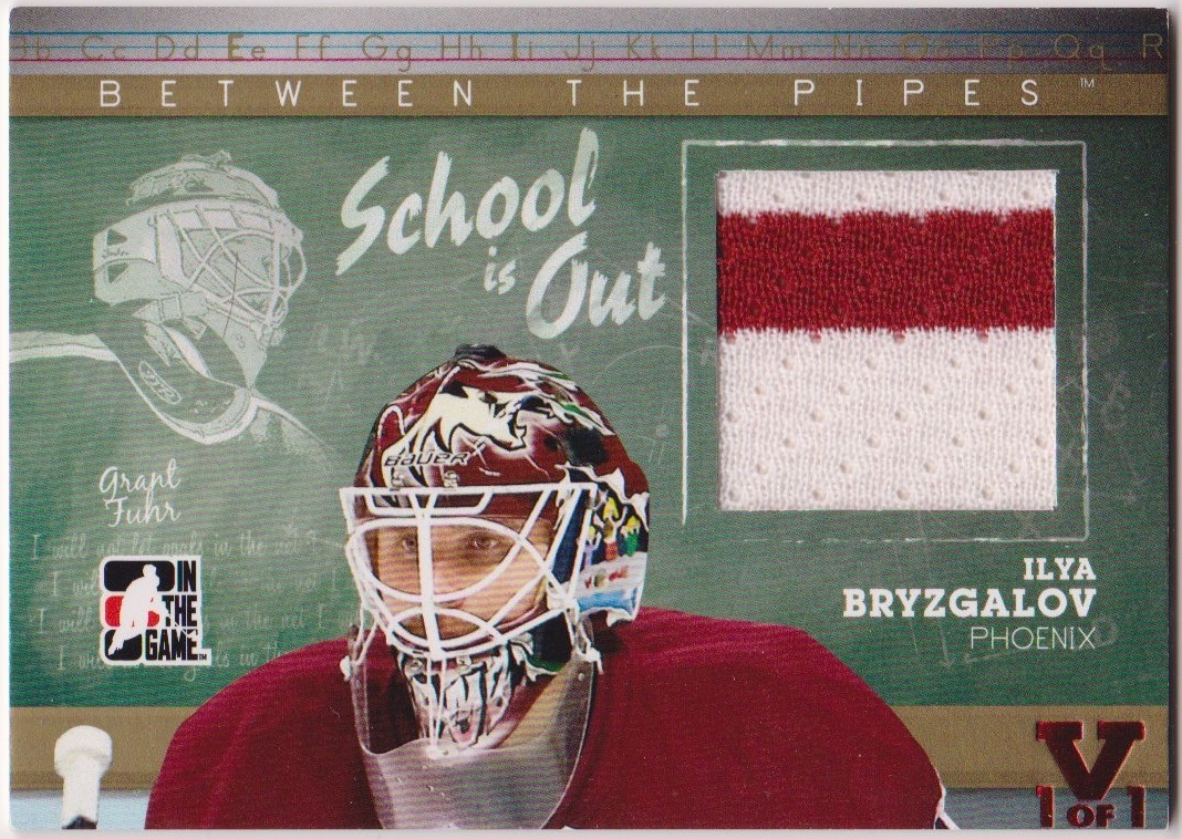 (image for) 2010-11 Between The Pipes School Is Out Gold #SO07 Grant Fuhr