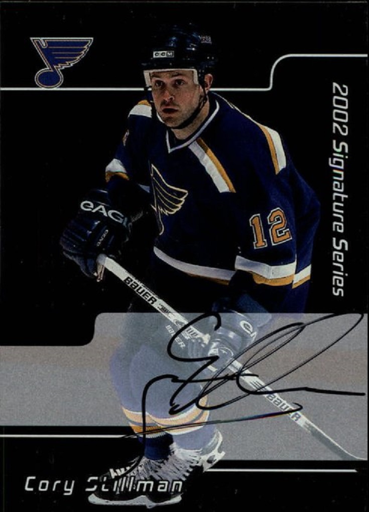 2001-02 BAP Signature Series Autographs #123 Cory Stillman (image for) 2001-02 BAP Signature Series Autographs #123 Cory Stillman