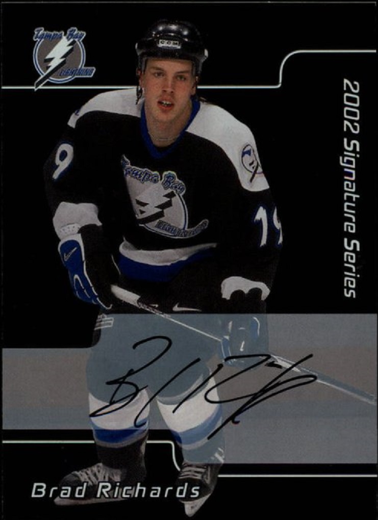 2001-02 BAP Signature Series Autographs #26 Brad Richards (image for) 2001-02 BAP Signature Series Autographs #26 Brad Richards