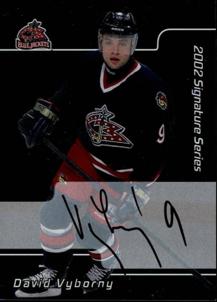 2001-02 BAP Signature Series Autographs #131 David Vyborny (image for) 2001-02 BAP Signature Series Autographs #131 David Vyborny