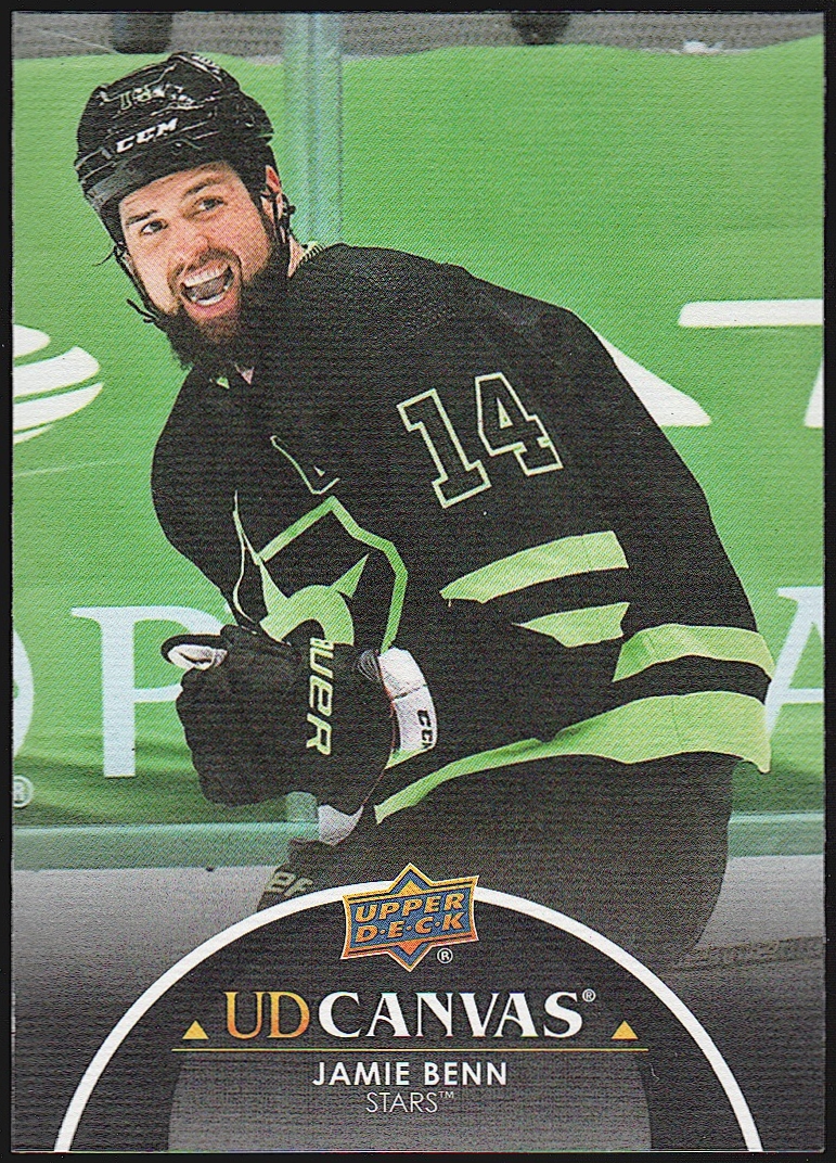 (image for) 2021-22 Upper Deck Canvas Black #C26 Jamie Benn