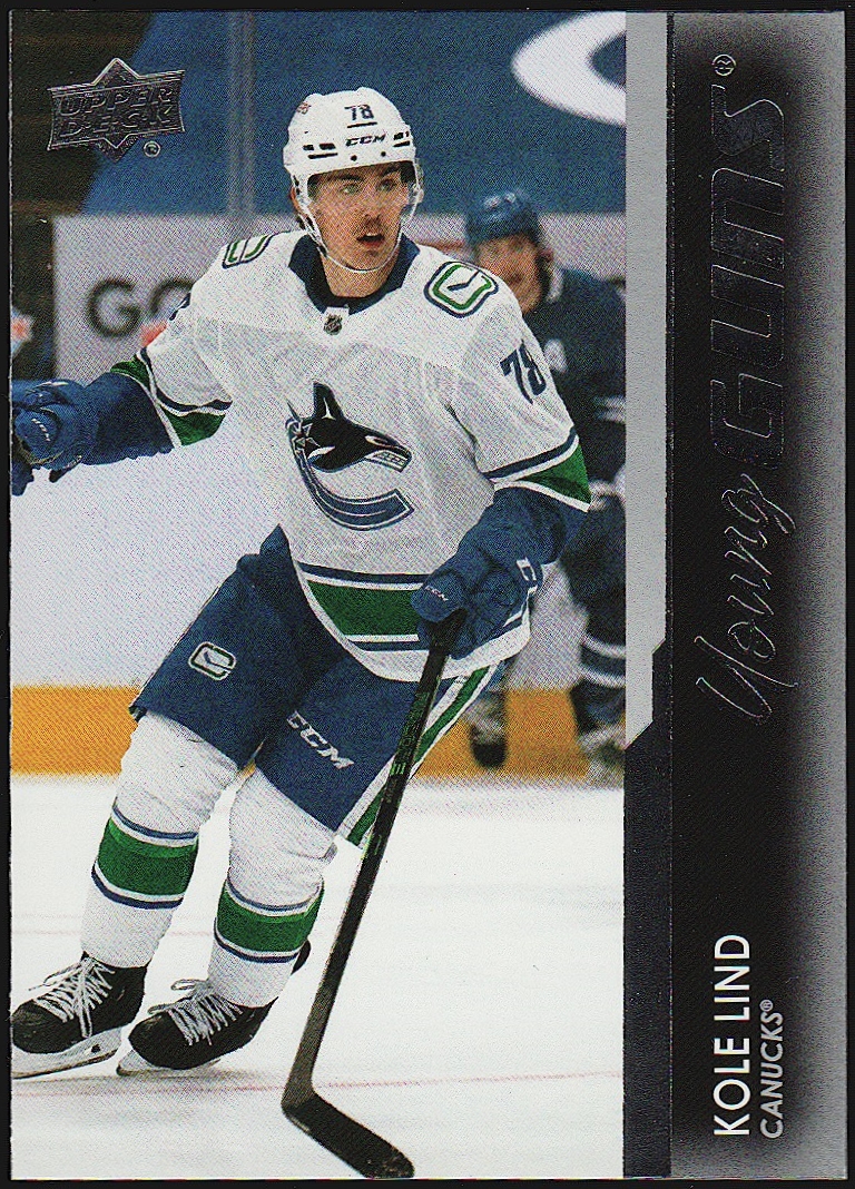 2021-22 Upper Deck #247 Kole Lind Young Guns YG RC (image for) 2021-22 Upper Deck #247 Kole Lind Young Guns YG RC