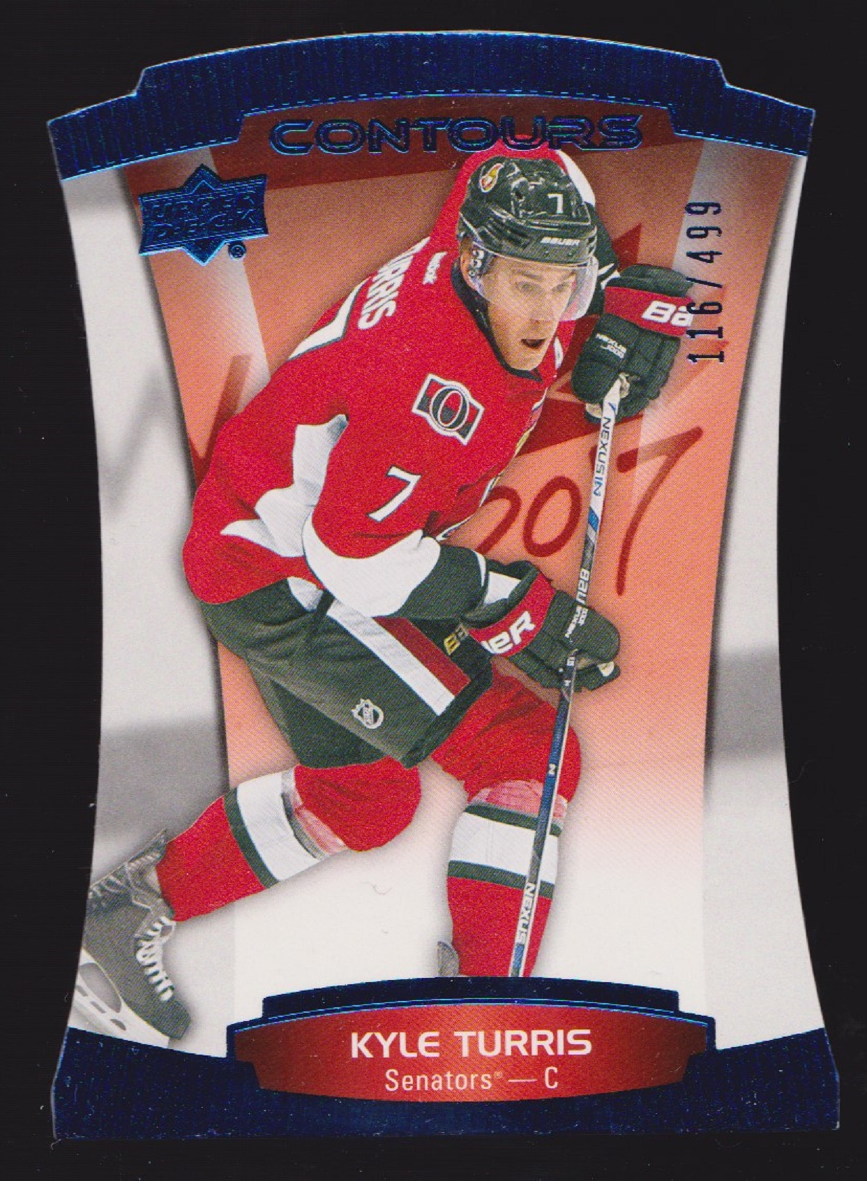 (image for) 2015-16 Upper Deck Contours Blue #19 Kyle Turris 116/499