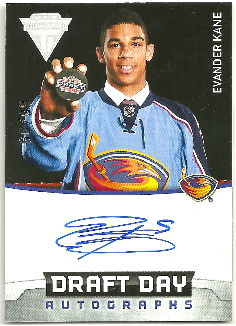 (image for) 2011-12 Panini Titanium Draft Day Autographs #21 Evander Kane