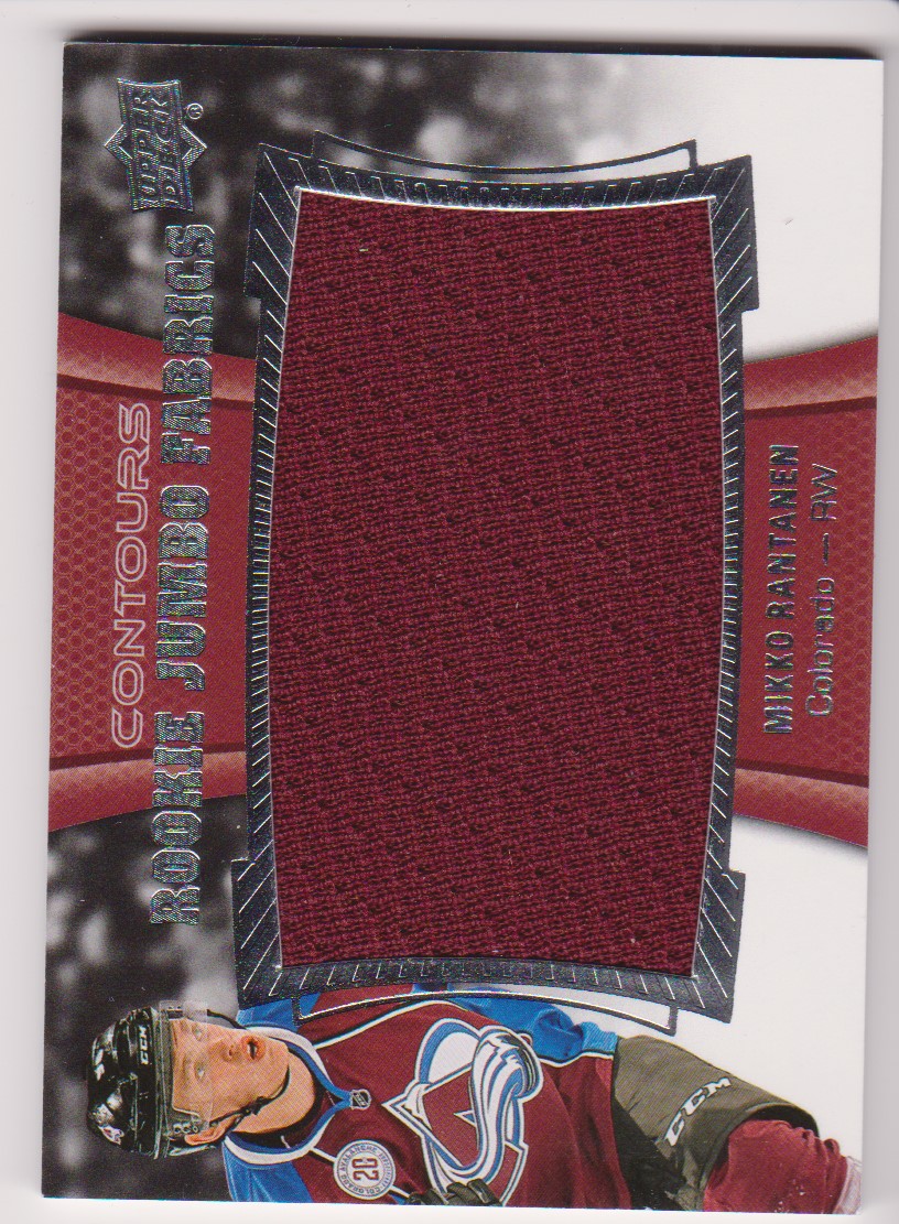 (image for) 2015-16 Upper Deck Contours Rookie Jumbo Fabrics #RJJMR Mikko Rantanen