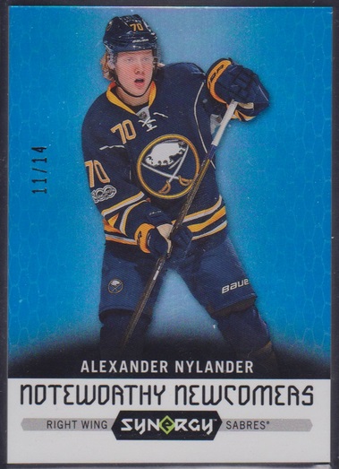 Noteworthy Newcomers - Blue #/14 (image for) Noteworthy Newcomers - Blue #/14