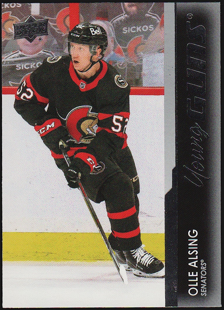 2021-22 Upper Deck #203 Olle Alsing Young Guns YG RC (image for) 2021-22 Upper Deck #203 Olle Alsing Young Guns YG RC
