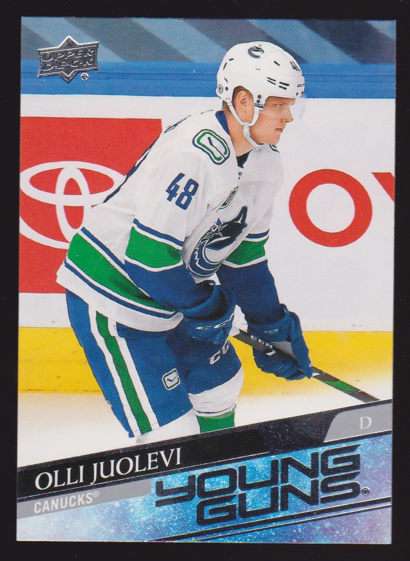 (image for) 2020-21 Upper Deck #222 Olli Juolevi YG RC