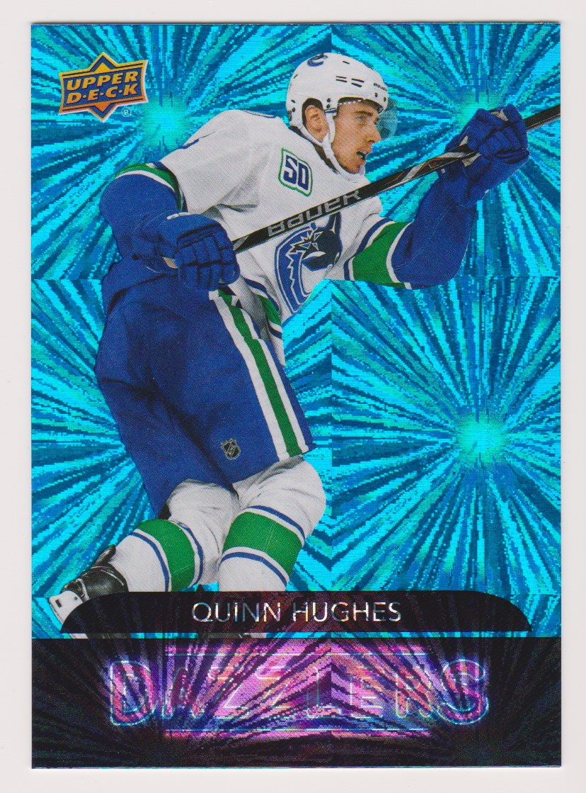 2020-21 Upper Deck Dazzlers #DZ44 Quinn Hughes (image for) 2020-21 Upper Deck Dazzlers #DZ44 Quinn Hughes