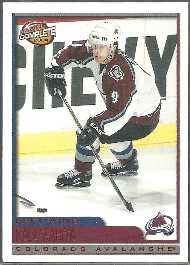 (image for) 2003-04 Pacific Complete Red #314 Paul Kariya 73/99