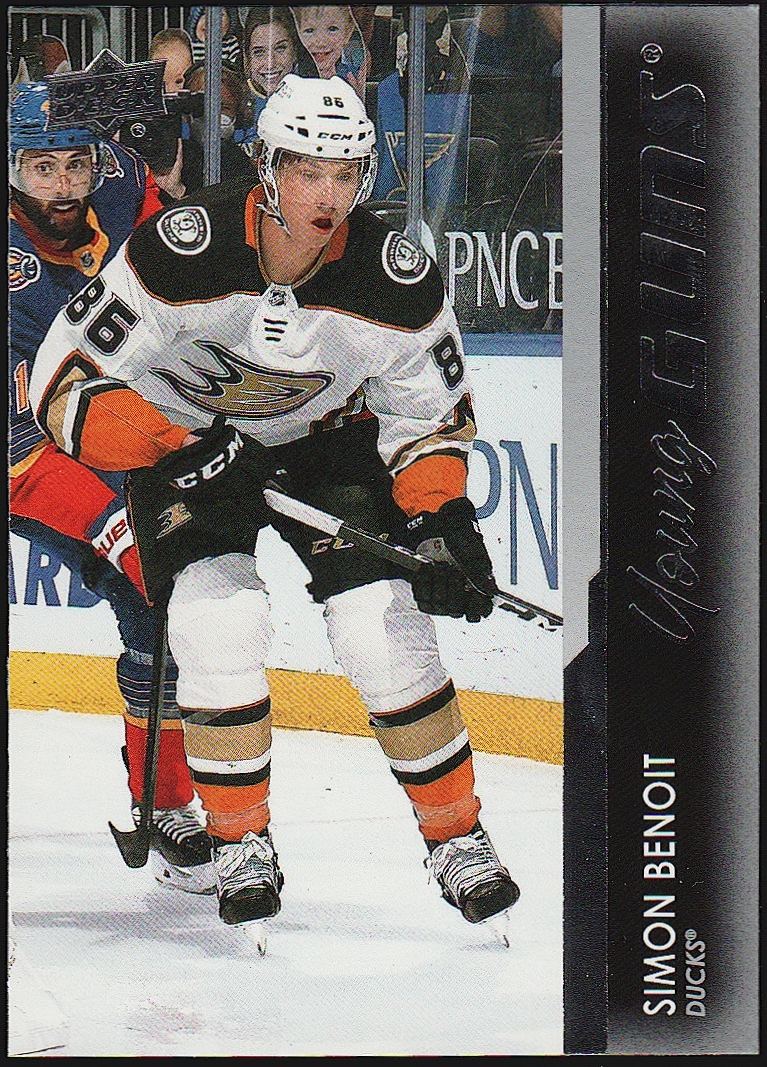 2021-22 Upper Deck #228 Simon Benoit Young Guns YG RC (image for) 2021-22 Upper Deck #228 Simon Benoit Young Guns YG RC