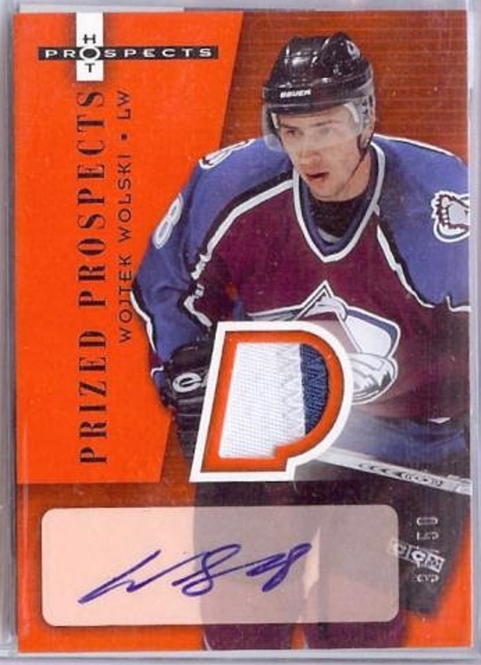 2005-06 Hot Prospects Red Hot #232 Wojtek Wolski AUTO 35/50 RC (image for) 2005-06 Hot Prospects Red Hot #232 Wojtek Wolski AUTO 35/50 RC