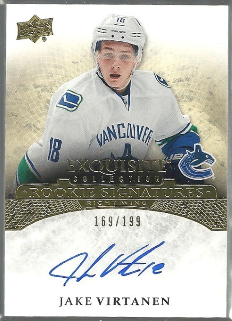 2015-16 Exquisite Collection Rookie Signatures #ERSJV J Virtanen (image for) 2015-16 Exquisite Collection Rookie Signatures #ERSJV J Virtanen