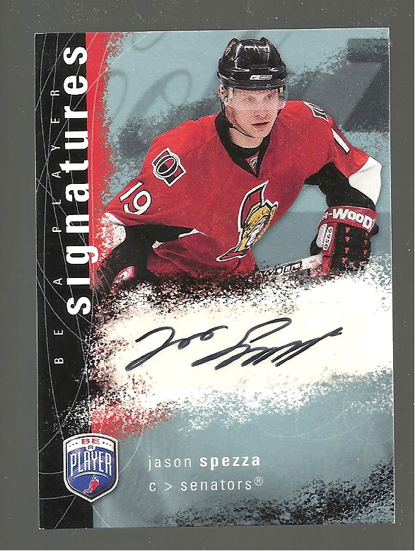 2007-08 Be A Player Signatures #SSP Jason Spezza AUTO (image for) 2007-08 Be A Player Signatures #SSP Jason Spezza AUTO