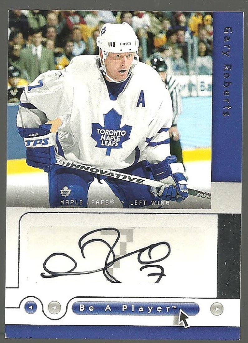 2005-06 Be A Player Signatures #RO Gary Roberts AUTO (image for) 2005-06 Be A Player Signatures #RO Gary Roberts AUTO