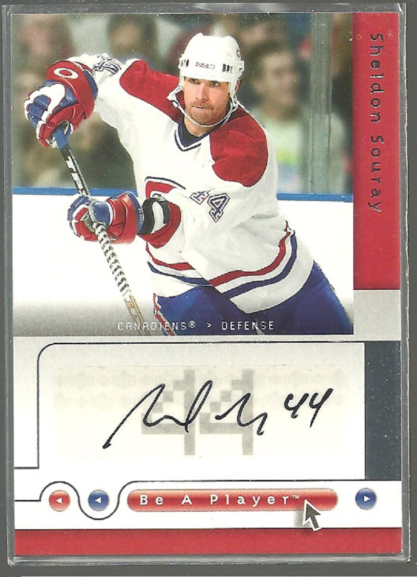 (image for) 2005-06 Be A Player Signatures #SS Sheldon Souray AUTO
