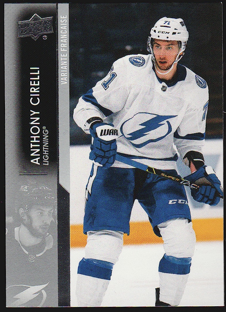 2021-22 Upper Deck French #159 Anthony Cirelli (image for) 2021-22 Upper Deck French #159 Anthony Cirelli