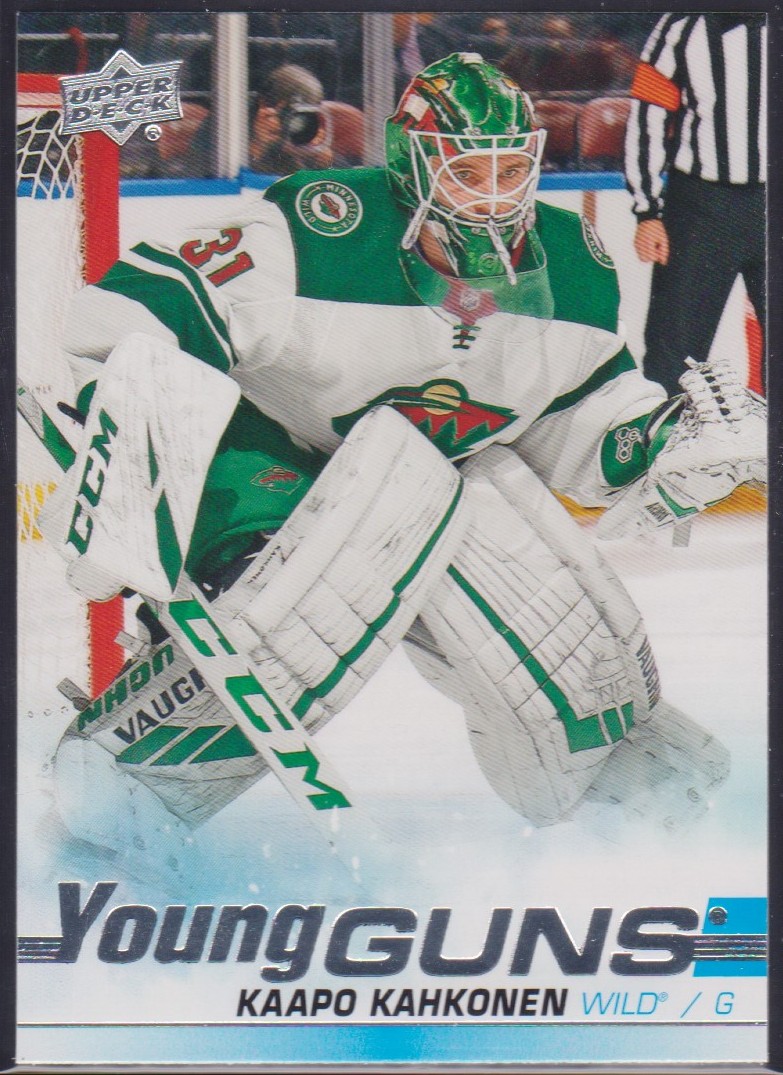 2019-20 Upper Deck #470 Kaapo Kahkonen YG RC (image for) 2019-20 Upper Deck #470 Kaapo Kahkonen YG RC
