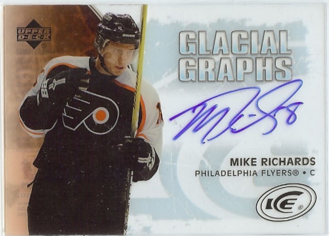 2005-06 Upper Deck Ice Glacial Graphs #GGRI Mike Richards (image for) 2005-06 Upper Deck Ice Glacial Graphs #GGRI Mike Richards