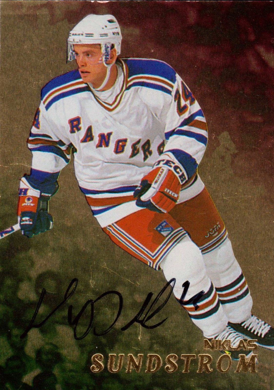 1998-99 Be A Player Autographs Gold #240 Niklas Sundstrom (image for) 1998-99 Be A Player Autographs Gold #240 Niklas Sundstrom