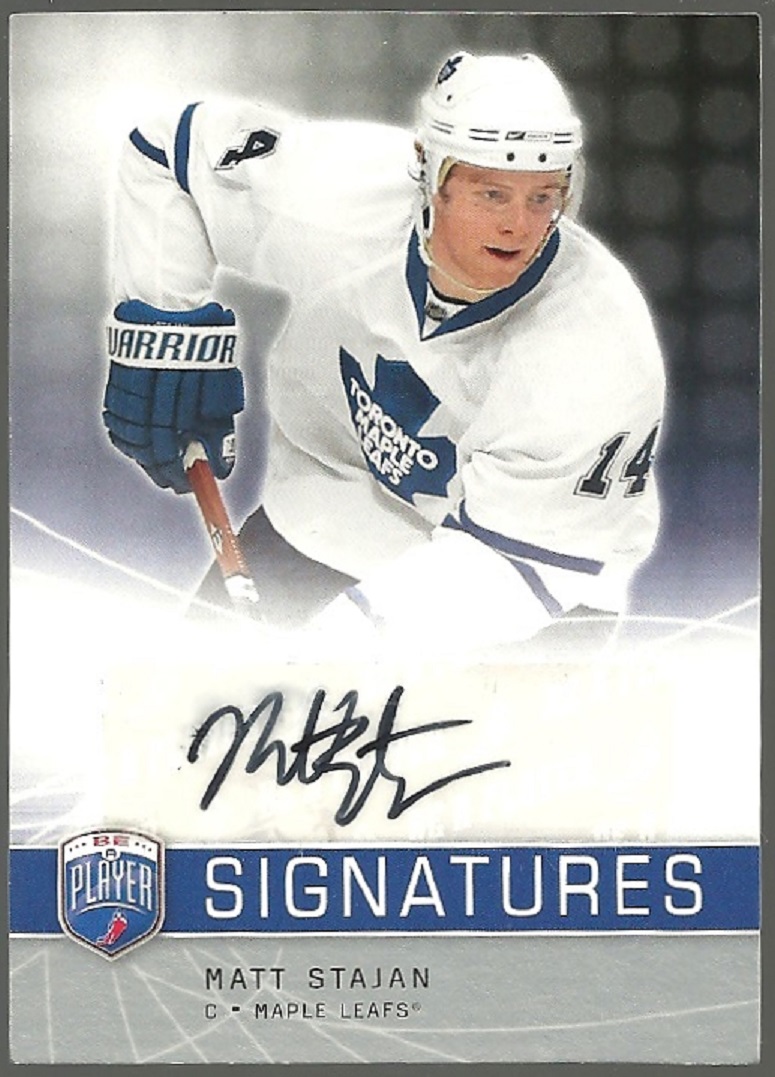 (image for) 2008-09 Be A Player Signatures #SST Matt Stajan
