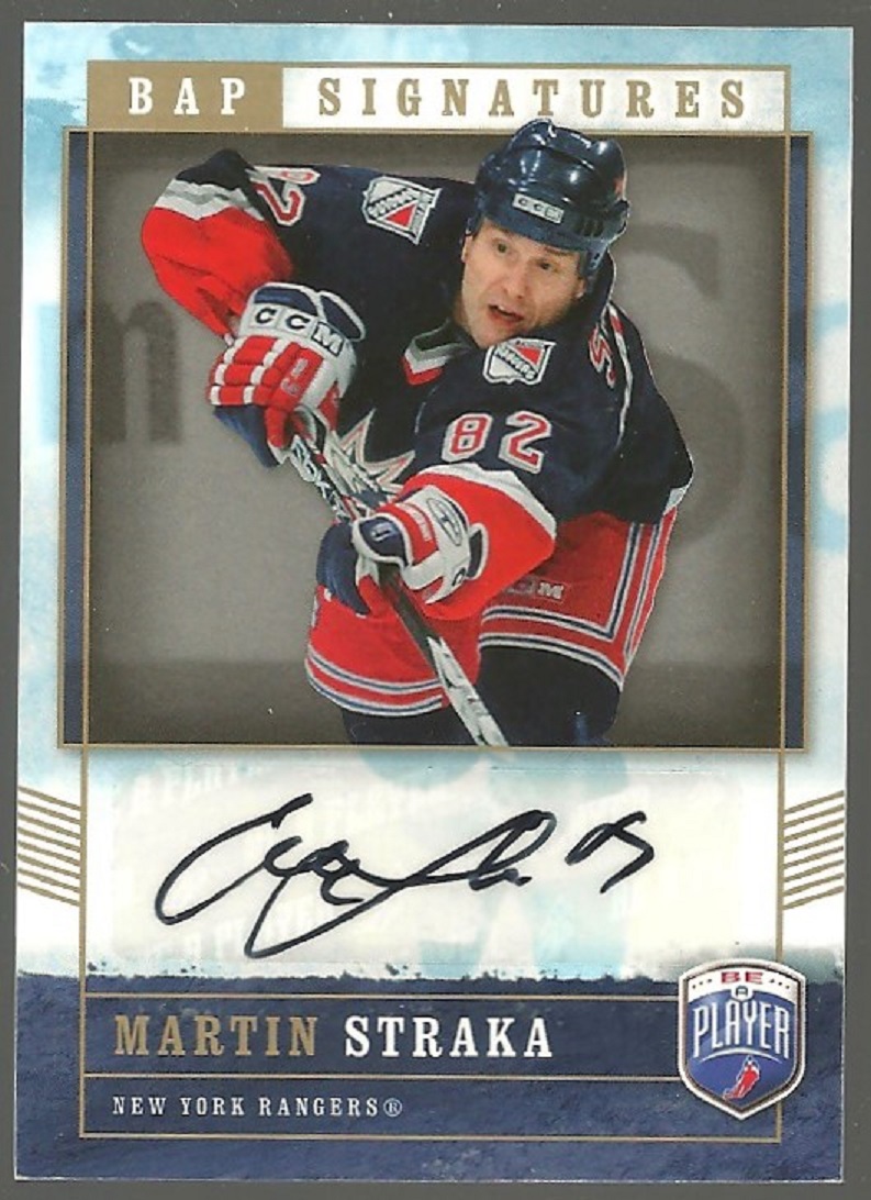 2006-07 Be A Player Signatures #ST Martin Straka (image for) 2006-07 Be A Player Signatures #ST Martin Straka