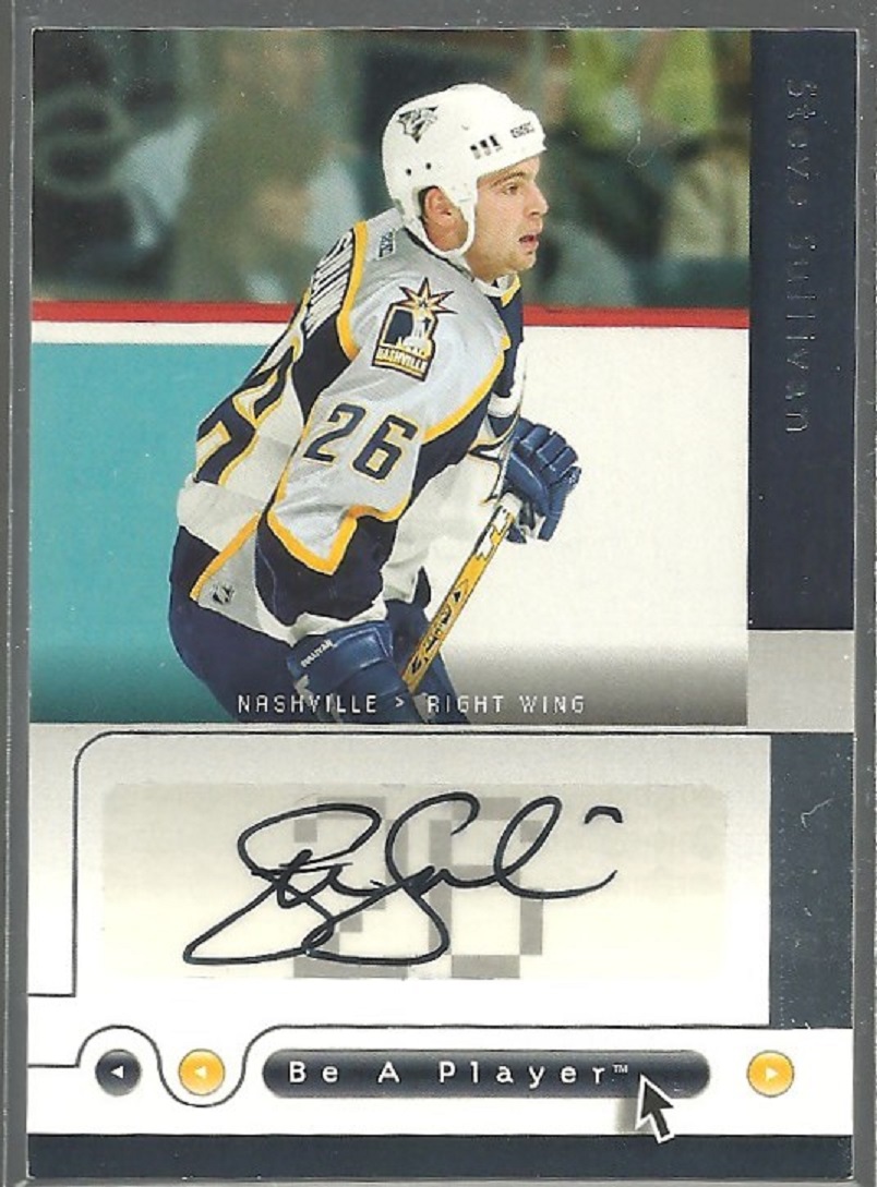 2005-06 Be A Player Signatures #SE Steve Sullivan AUTO (image for) 2005-06 Be A Player Signatures #SE Steve Sullivan AUTO