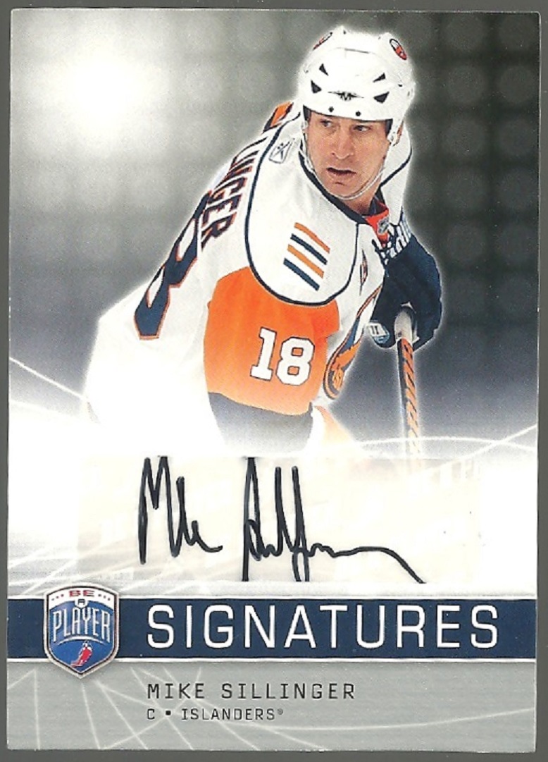 2008-09 Be A Player Signatures #SSI Mike Sillinger (image for) 2008-09 Be A Player Signatures #SSI Mike Sillinger