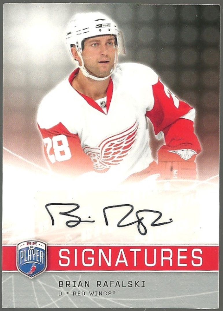 (image for) 2008-09 Be A Player Signatures #SRA Brian Rafalski