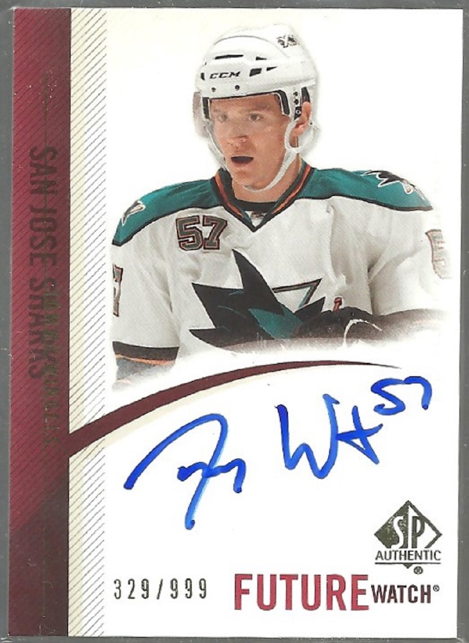 (image for) 2010-11 SP Authentic #253 Tommy Wingels AUTO RC 329/999