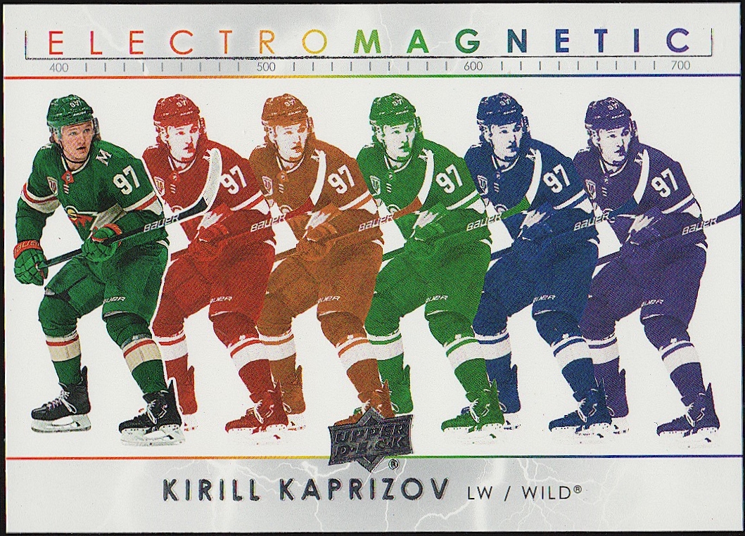 2021-22 Upper Deck Electromagnetic #EM24 Kirill Kaprizov (image for) 2021-22 Upper Deck Electromagnetic #EM24 Kirill Kaprizov