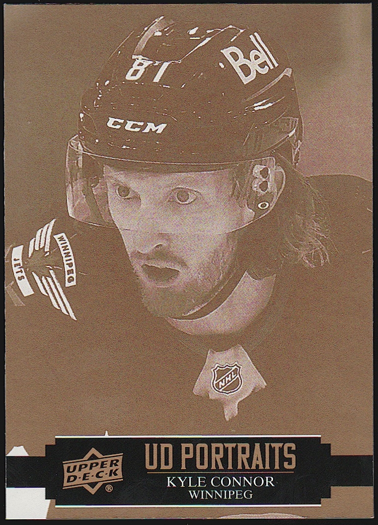 2021-22 Upper Deck Portraits #P26 Kyle Connor (image for) 2021-22 Upper Deck Portraits #P26 Kyle Connor