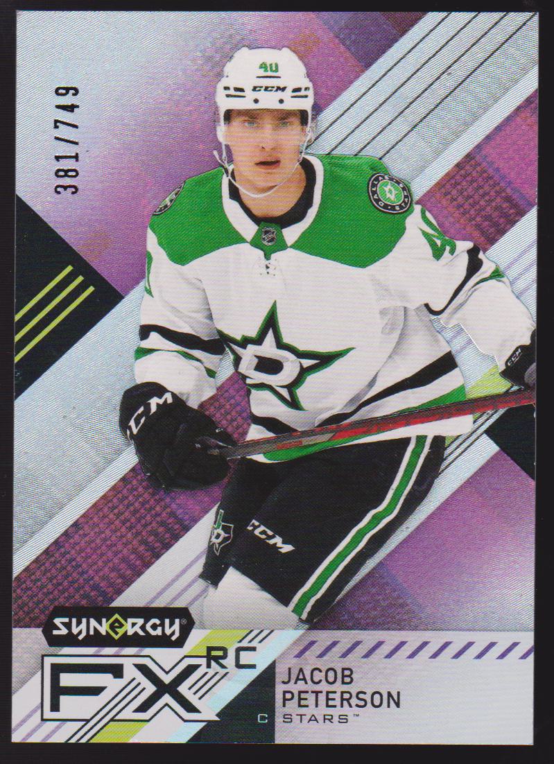 2021-22 Synergy FX Rookies #FXRPE Jacob Peterson 381/749 (image for) 2021-22 Synergy FX Rookies #FXRPE Jacob Peterson 381/749