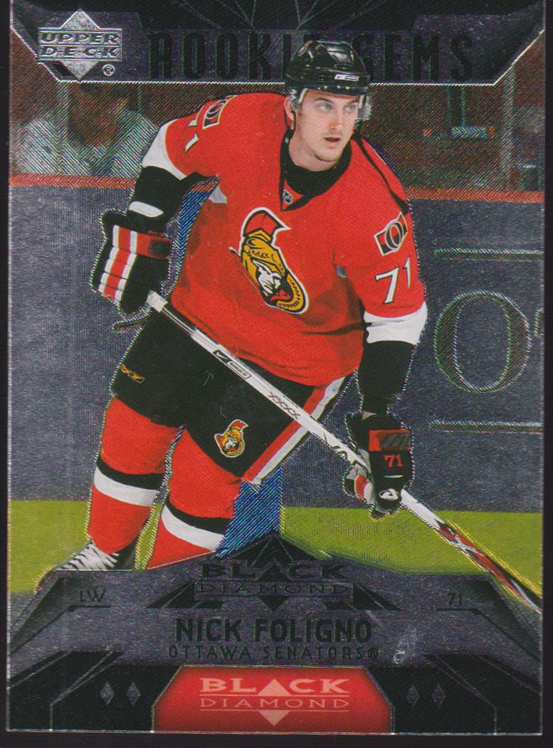 (image for) 2007-08 Black Diamond #203 Nick Foligno RC