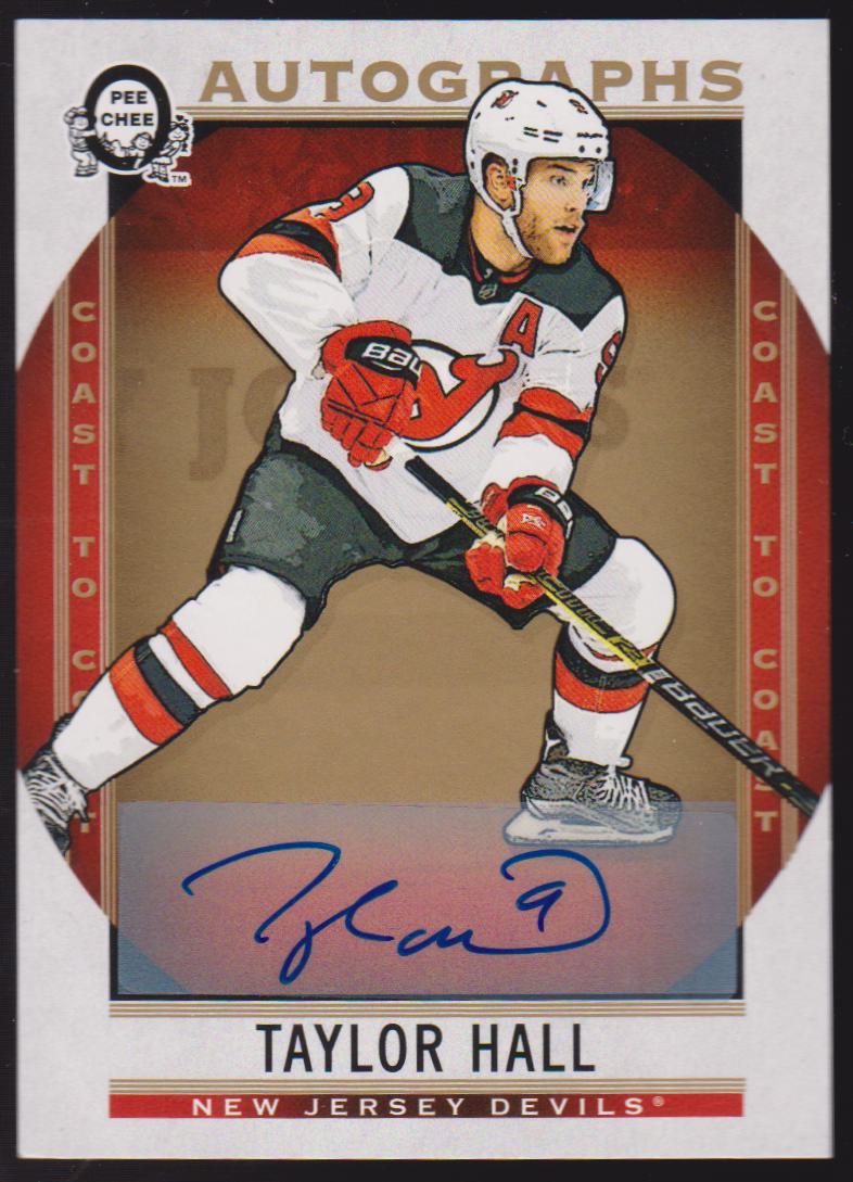 (image for) 2018-19 O-Pee-Chee Coast to Coast Auto #111 Taylor Hall