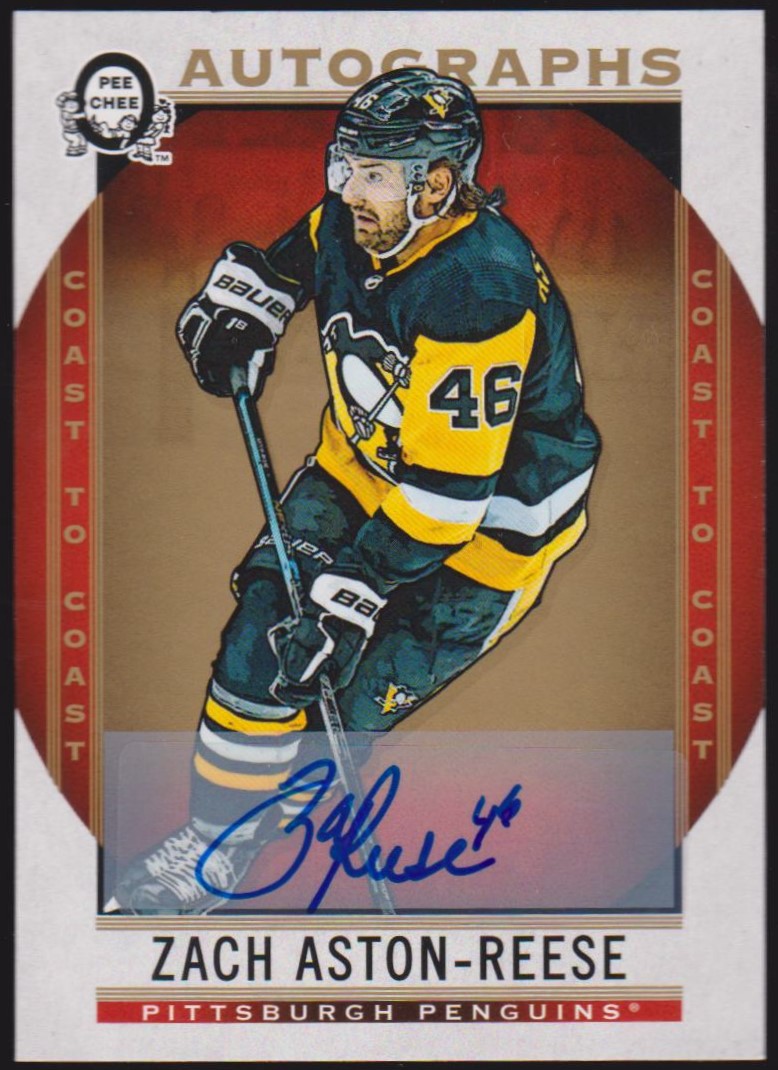 (image for) 2018-19 O-Pee-Chee Coast to Coast Auto #161 Zach Aston-Reese