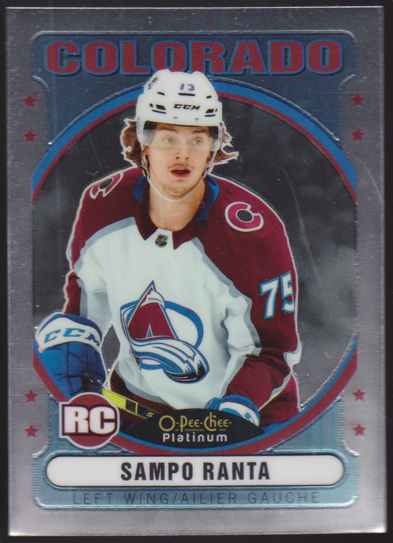 2021-22 O-Pee-Chee Platinum Retro #R90 Sampo Ranta (image for) 2021-22 O-Pee-Chee Platinum Retro #R90 Sampo Ranta
