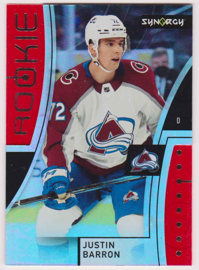 (image for) 2021-22 Synergy Red Codes #104 Justin Barron RC