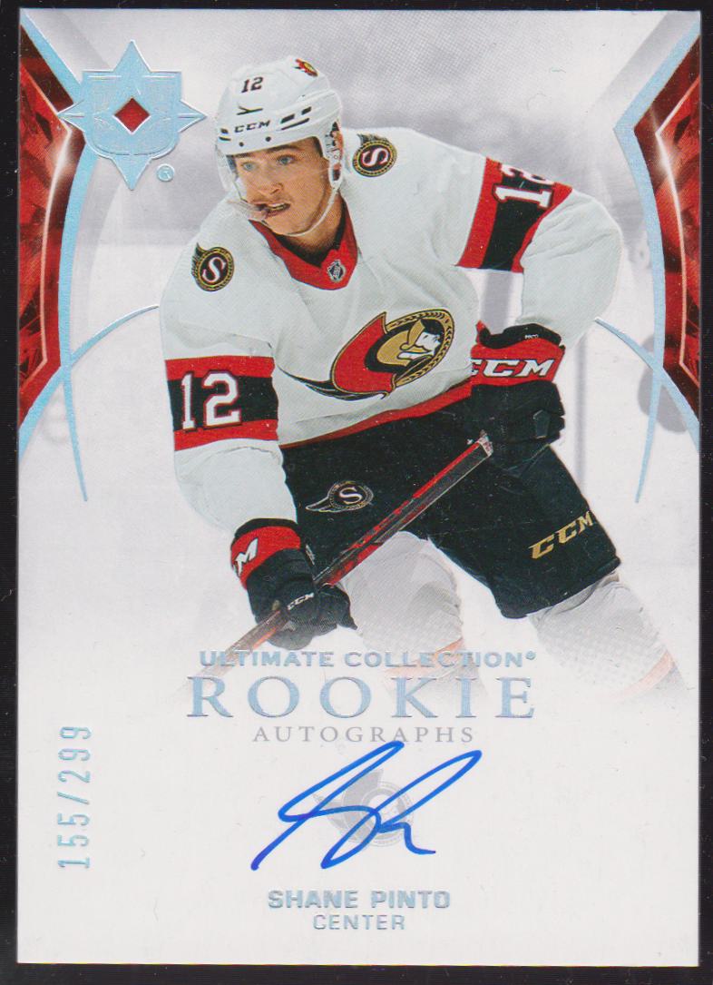 2021-22 Ultimate Collection #155 Shane Pinto AUTO 155/299 RC (image for) 2021-22 Ultimate Collection #155 Shane Pinto AUTO 155/299 RC