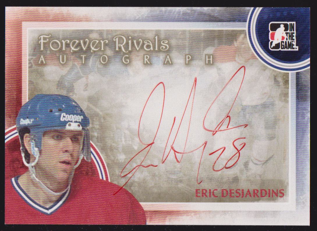 (image for) 2012-13 ITG Forever Rivals Autographs #AED Eric Desjardins