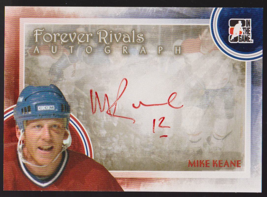 (image for) 2012-13 ITG Forever Rivals Autographs #AMK Mike Keane