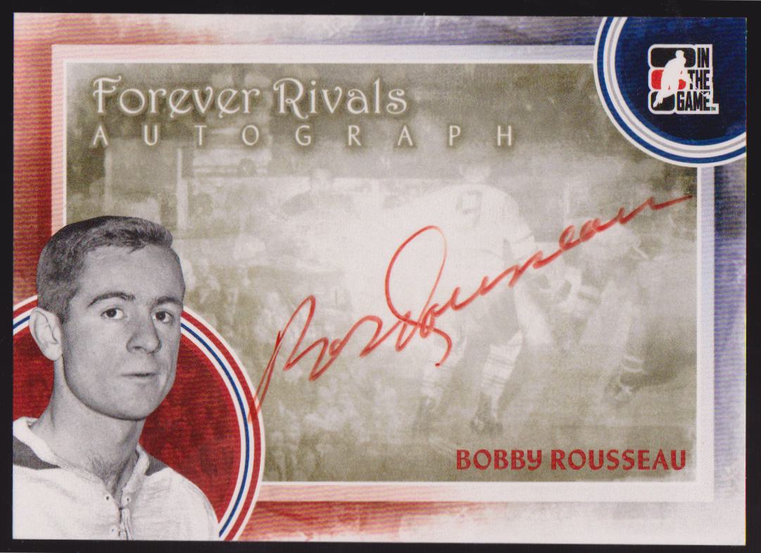 (image for) 2012-13 ITG Forever Rivals Autographs #ABR Bobby Rousseau